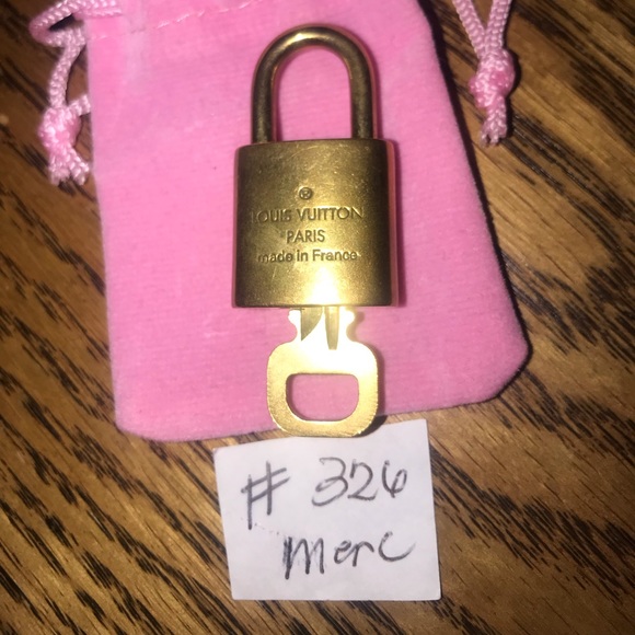 Vintage Authentic Louis Vuitton Lock/Key set - Picture 2 of 3